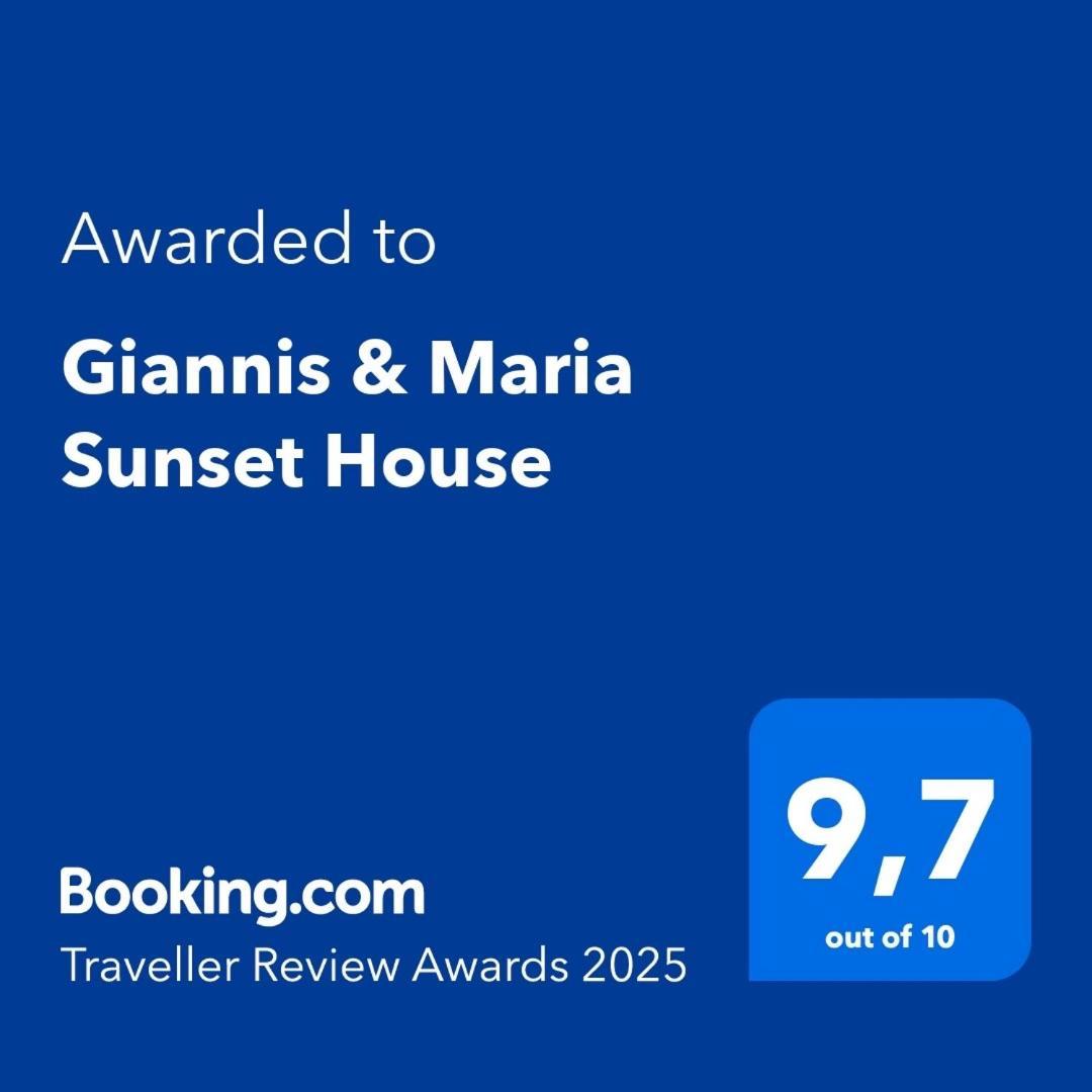 Giannis & Maria Sunset House Villa Lagoudi Zia Exterior foto